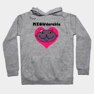 MEOWdorable - Deep PURRple Hoodie